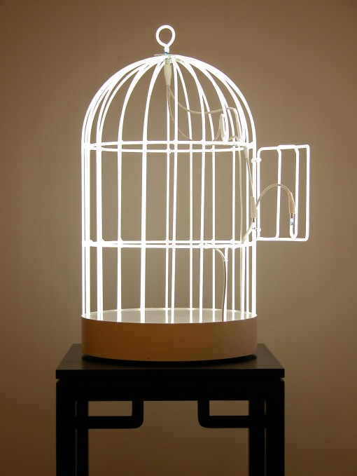 bird cage sculpture only